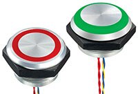 Image of IDEC's Stainless Steel Pushbutton Piezo Switches
