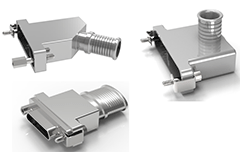 Image of ITT Cannon Machined Metal Backshells for Cannon MDM Connectors