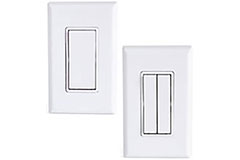 Image of Illumra's Single/Dual Rocker Wireless Light Switch