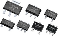 Infineon Technologies 小信号 P 沟道和 N 沟道 MOSFET 的图片