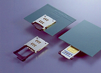 Image of JAE Electronics' SF9 Series SIM Card Connector - Tray Type