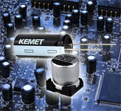 Image of Kemet's Aluminum Electrolytic Capacitors