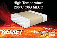 Image of Kemet's High Temperature C0G MLCCs