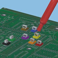Keystone Electronics 颜色编码 SMT 测试点图片
