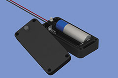 Image of Keystone's IP65 Water Resistant AA Covered Battery Holders