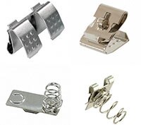 Image of Keystone Electronics' Snap-On AA and AAA Battery Contacts