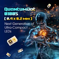 Kingbright APG015 系列量子点 01005 超紧凑 LED 的图片