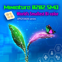 Kingbright 的小型 0202 雙色 SMD LED 圖片