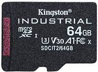 Imagen de la tarjeta de memoria microSD industrial de Kingston