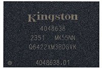 Image of Kingston's LPDDR4x Low Power FBGA DRAM