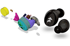 Image of Knowles’ Reference Design Hybrid ANC True Wireless Earbuds