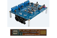 Image of Knowles' KAS-33100-0004 Muskie Evaluation Platform and Microphone on Flex