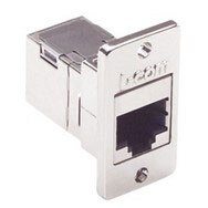L-com ECF504-SC5E Cat5e RJ45 转接头的图片