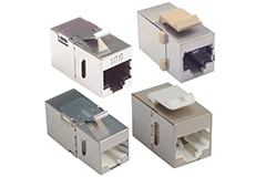 Image of L-com's TDG1026KS Series Ethernet Keystone Couplers