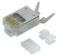 L-com TDS8PC6 Cat 6 屏蔽 RJ45 连接器图片