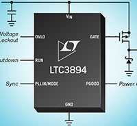 Image of Analog Devices LTC3894 DC/DC Buck Regulator/Controller (click to enlarge)