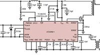 Image of Analog Devices LTC4269 IEEE 802.3at PoE+ Contoller with Aux Support Diagram (click to enlarge)