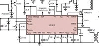 Image of Analog Devices LTC4278 IEEE PoE Flyback Controller Diagram (click to enlarge)