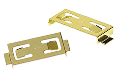 Image of MPD's BC-2003-G-TR Gold-Plated Battery Retainer