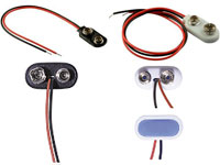 Bild der 9V-Einschnapp-Steckverbinder im I-Stil oder im T-Stil von Memory Protection Devices