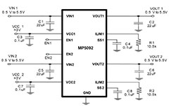 MP5092 Load Switch - MPS Monolithic Power Systems | DigiKey