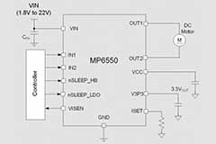 MP6550 H-Bridge Motor Driver - MPS | DigiKey