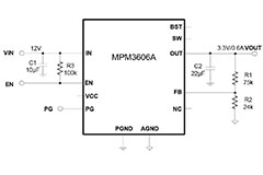 MPM3606A Synchronous Step-Down Converter - MPS | DigiKey