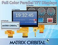 Matrix Orbital 的全彩色并行 TFT 图片