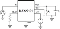 Analog Devices 的 MAX22191 集成电路示意图图片