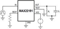 Analog Devices 的 MAX22191 積體電路線路圖的圖片