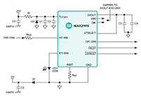 Image of Analog Devices' MAX31915 Industrial, Octal, Digital Input Translator