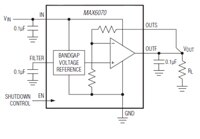 Image of Analog Devices' MAX6070/MAX6071 Low-Noise, High-Precision Voltage References Series