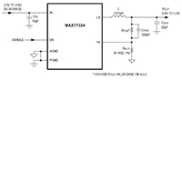 Analog Devices 的 MAX77324 1.5 A 超小型高效率降压转换器的图片
