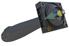 Image of Melexis' MLX90395 Triaxis® Magnetometer