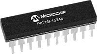 Microchip's PIC16F15244-PDIP Microcontroller Image of Microchip's PIC16F15244-PDIP Microcontroller