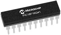 תמונה של מיקרו-בקר PIC18F16Q41-ES/P‏ מבית Microchip