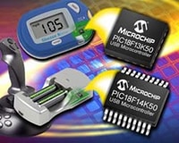 Microchip Technology's PIC18F13K50/14K50 USB Flash MCUs