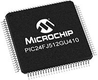 Image of Microchip Technology's PIC24FJ GU4/GL4 High Memory Low Power MCU Family