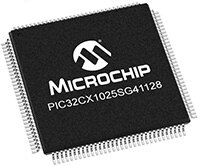 Immagine della famiglia di microcontroller (MCU) PIC32CX SG di Microchip