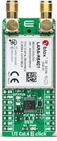 MikroElektronika's MIKROE-5991 LTE Cat.4 3 Click Board™ Immagine della click board™ MIKROE-5991 LTE Cat.4 3 di MikroElektronika
