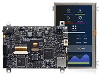 MikroElektronika's MIKROE-6158 mikromedia 4 Image of MikroElektronika's MIKROE-6158 mikromedia 4