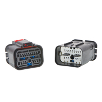 MX-DASH 15+1 RCPT ASSY KEY A, W/