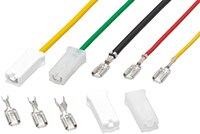 Obrázek rychlo-odpojovacích uzamykacích svorek od společnosti Molex