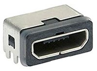Molex 的 Micro-USB 防水型連接器影像