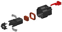 Molex 的 Mini50 密封线对器件插座图片