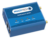 Image of MultiTech's MultiConnect eCell Cellular to Ethernet Bridge