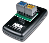 NKK Switches' 64 x 32 LCD SmartSwitch™ and SmartDisplay™ Switches