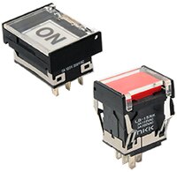 Image of NKK's UB and LB Series Illuminated Pushbuttons