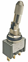 Image of NKK Switches' M Series Knurled Toggle Switch