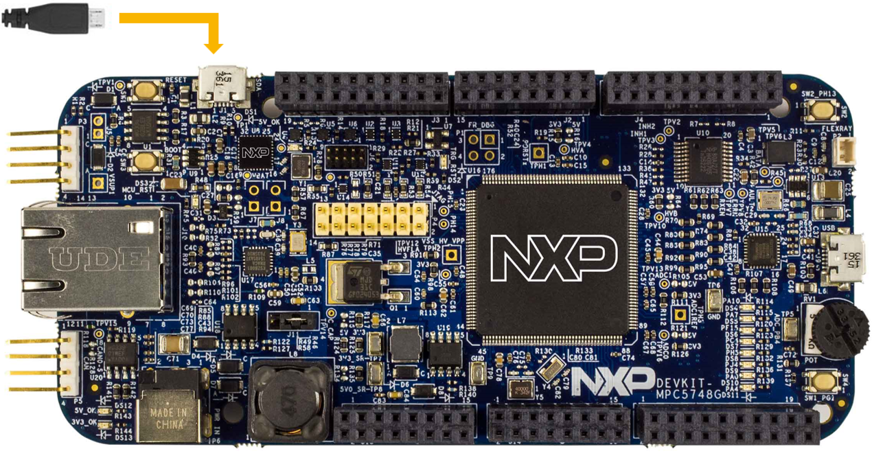 Attach the USB Cable